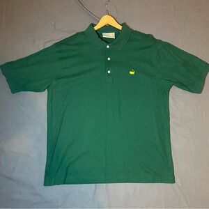 Augusta National Golf Polo Shirt Men’s  XL Green Masters Logo Cotton Golf Club